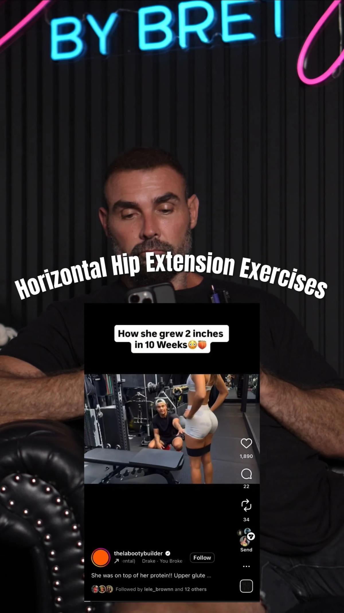Horizontal Hip Extensions Maximize Lower Glutes, Spare Leg Growth
