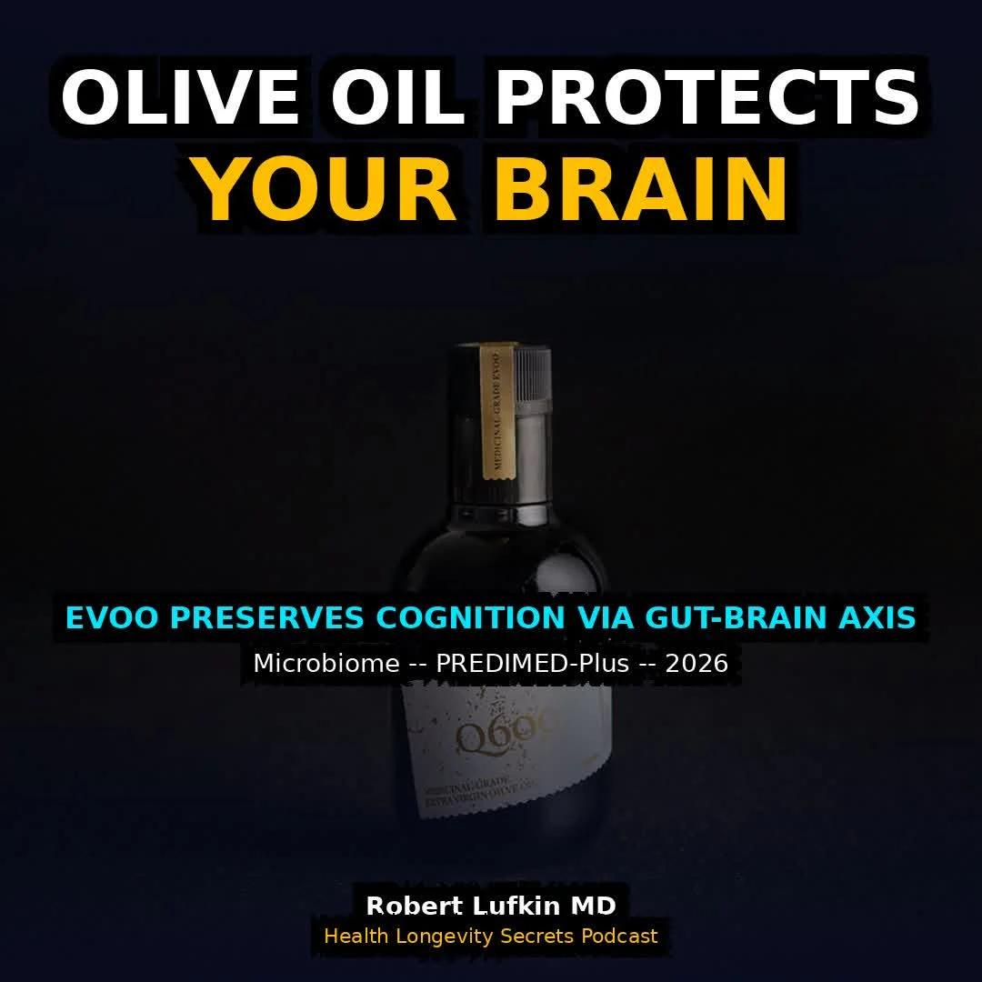 Extra Virgin Olive Oil Shields Brain via Gut Microbiome