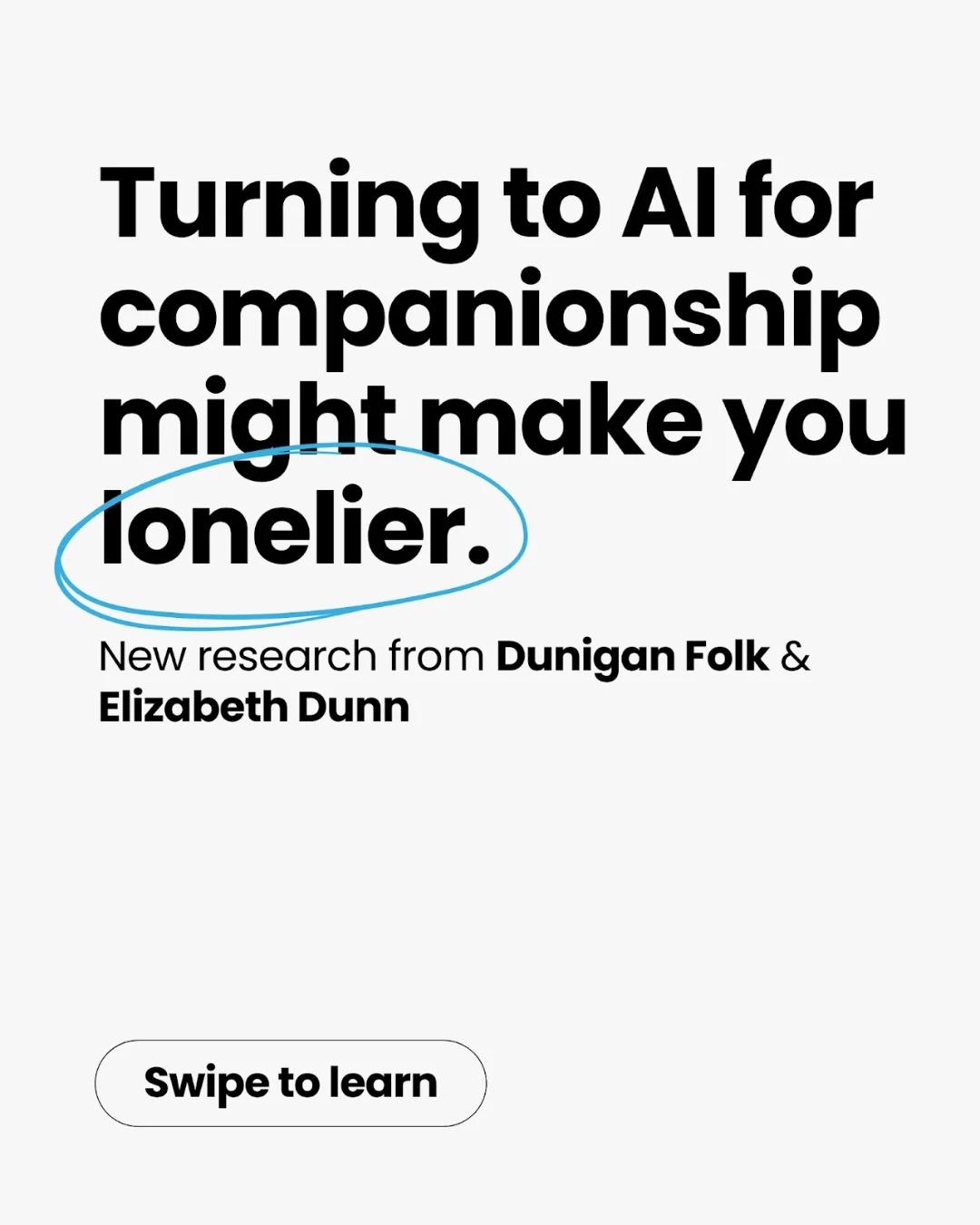 Chatbot Companionship May Actually Heighten Loneliness over Time