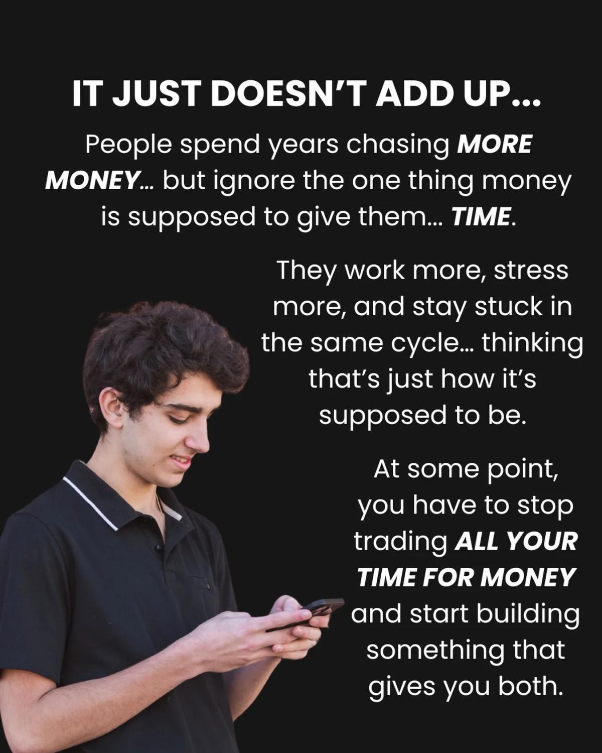 Chasing Money Often Costs the Time You Crave