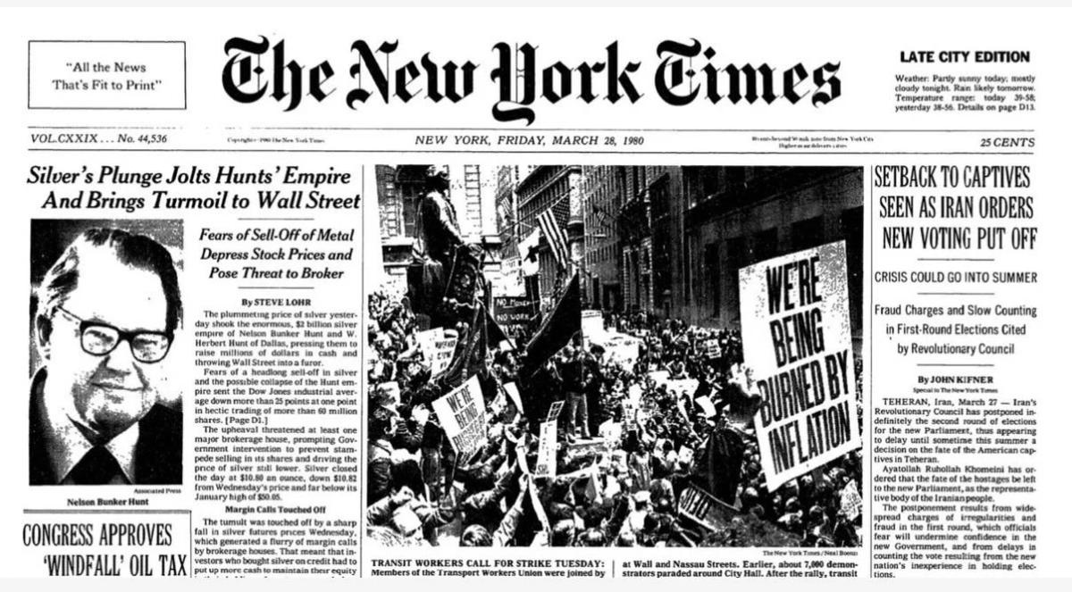 Margin Call Crushed Hunt Brothers' Silver Corner