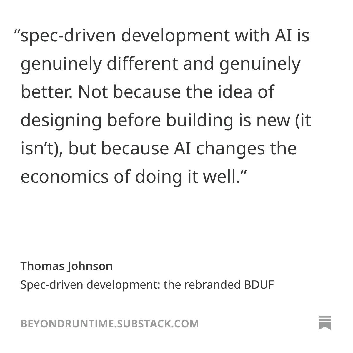 Spec‑Driven Development Essential for Effective AI Tooling