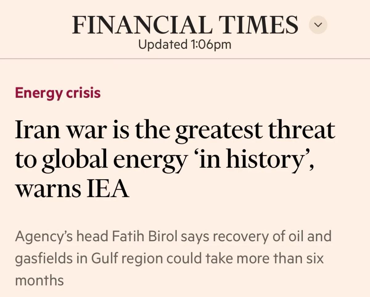 War Turns Energy Shock Into Long-Term Economic Threat