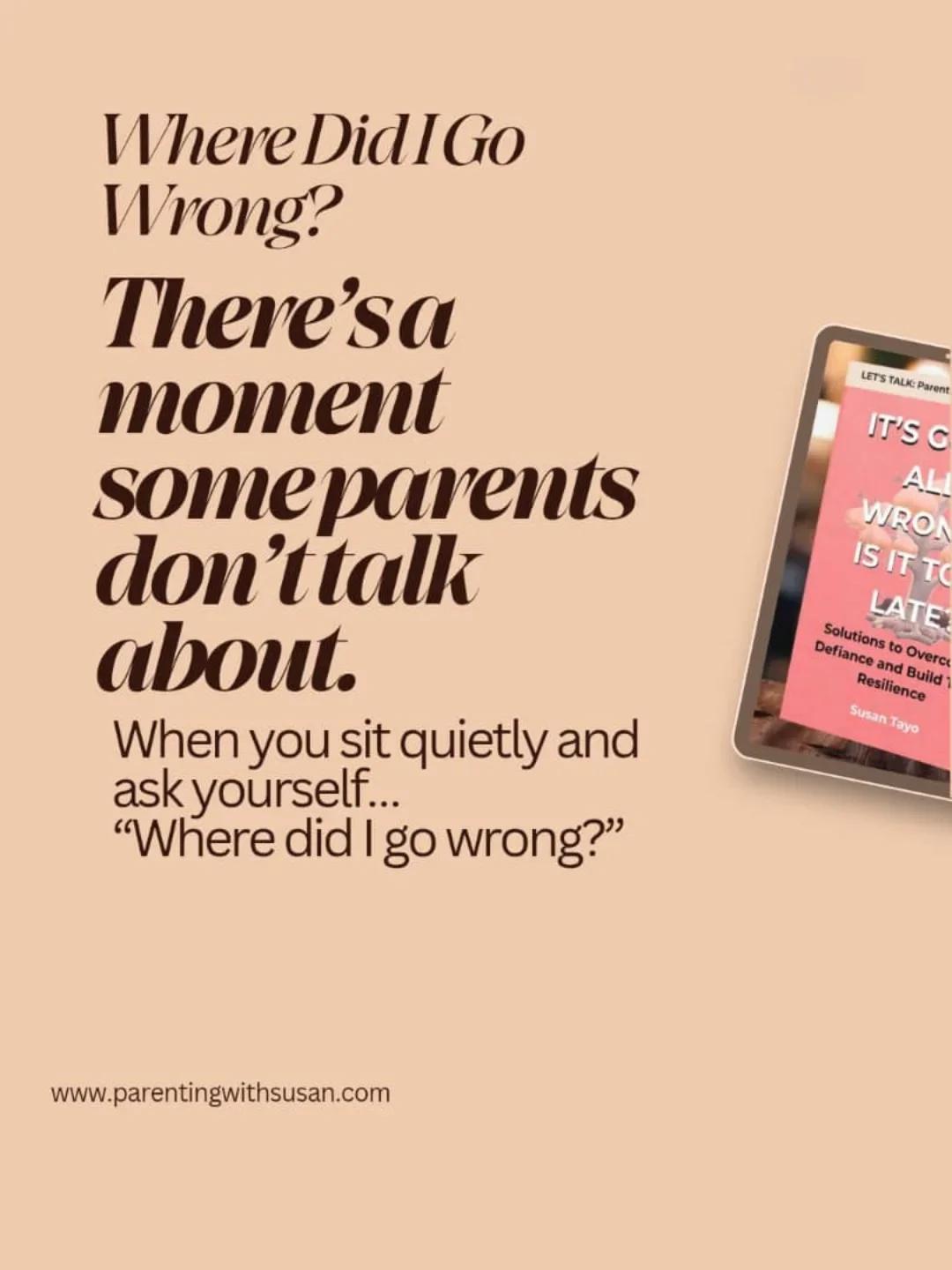 One Moment Doesn't Define Parenting; Keep Moving Forward