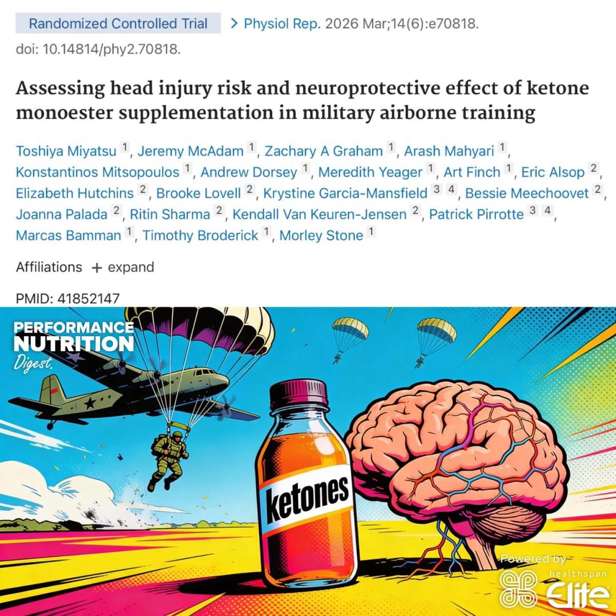 Ketone Supplement May Shield Soldiers From Training Head Impacts