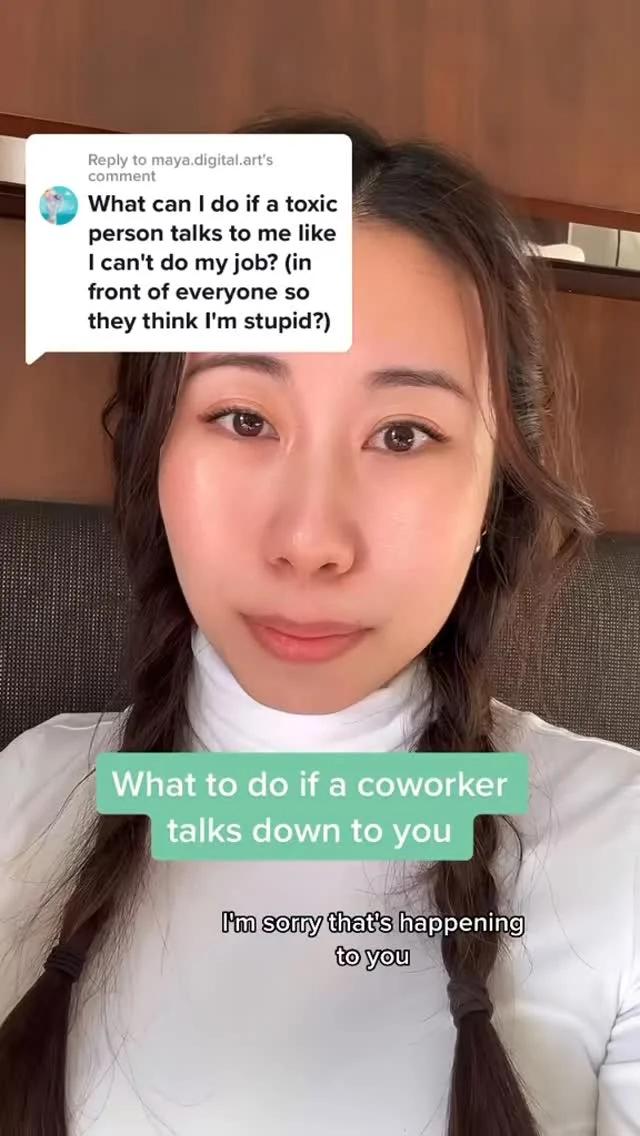 Assertive Responses when Coworkers Talk Down to You