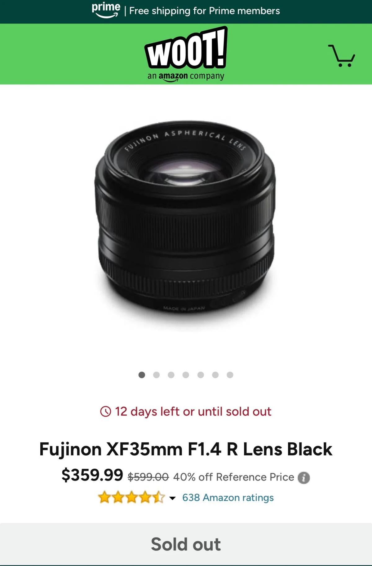 Scored a Brand‑new Lens Cheap on Woot