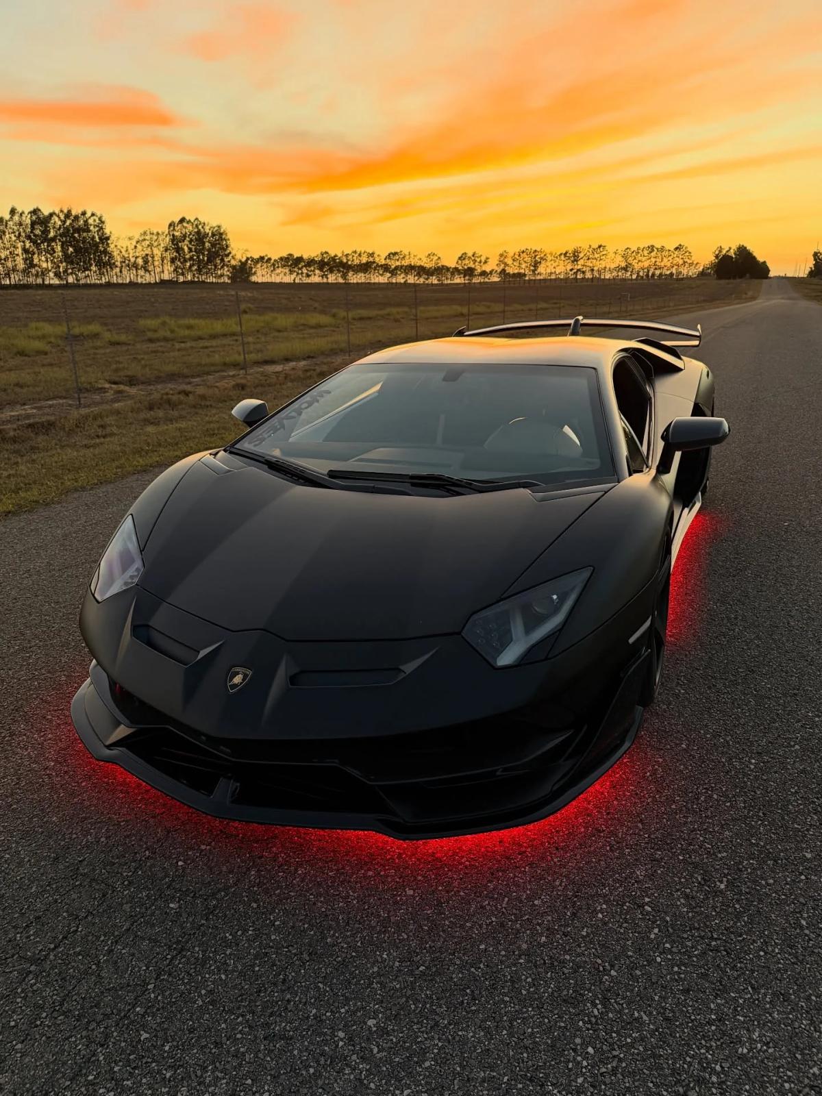 Lamborghini SVJ Transformed Into Batman‑Inspired Satin Black Beast