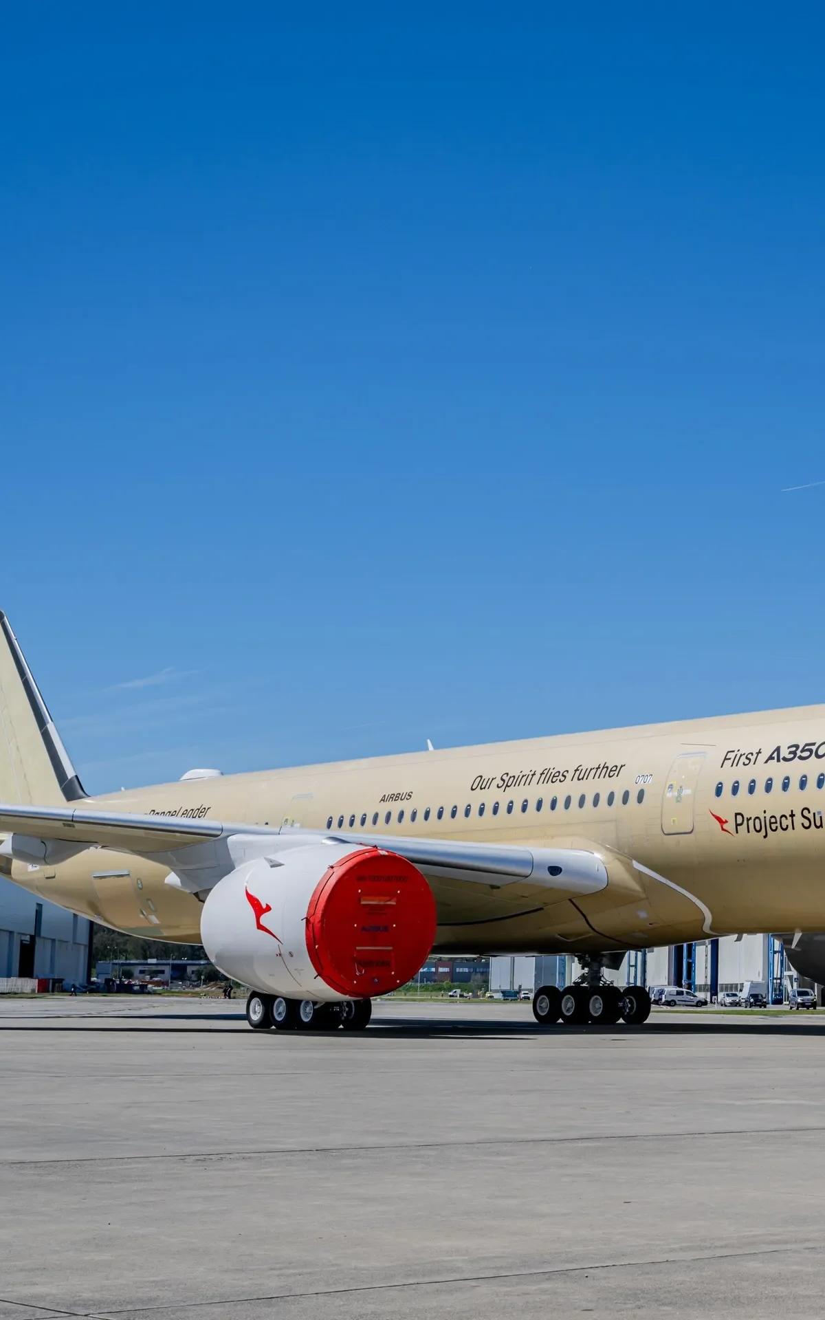 Qantas' First A350‑ULR Rolls Out, Flights 2027