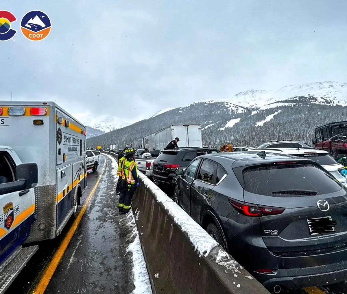 Avoid I‑70 Near Eisenhower Tunnel; First Responders Working