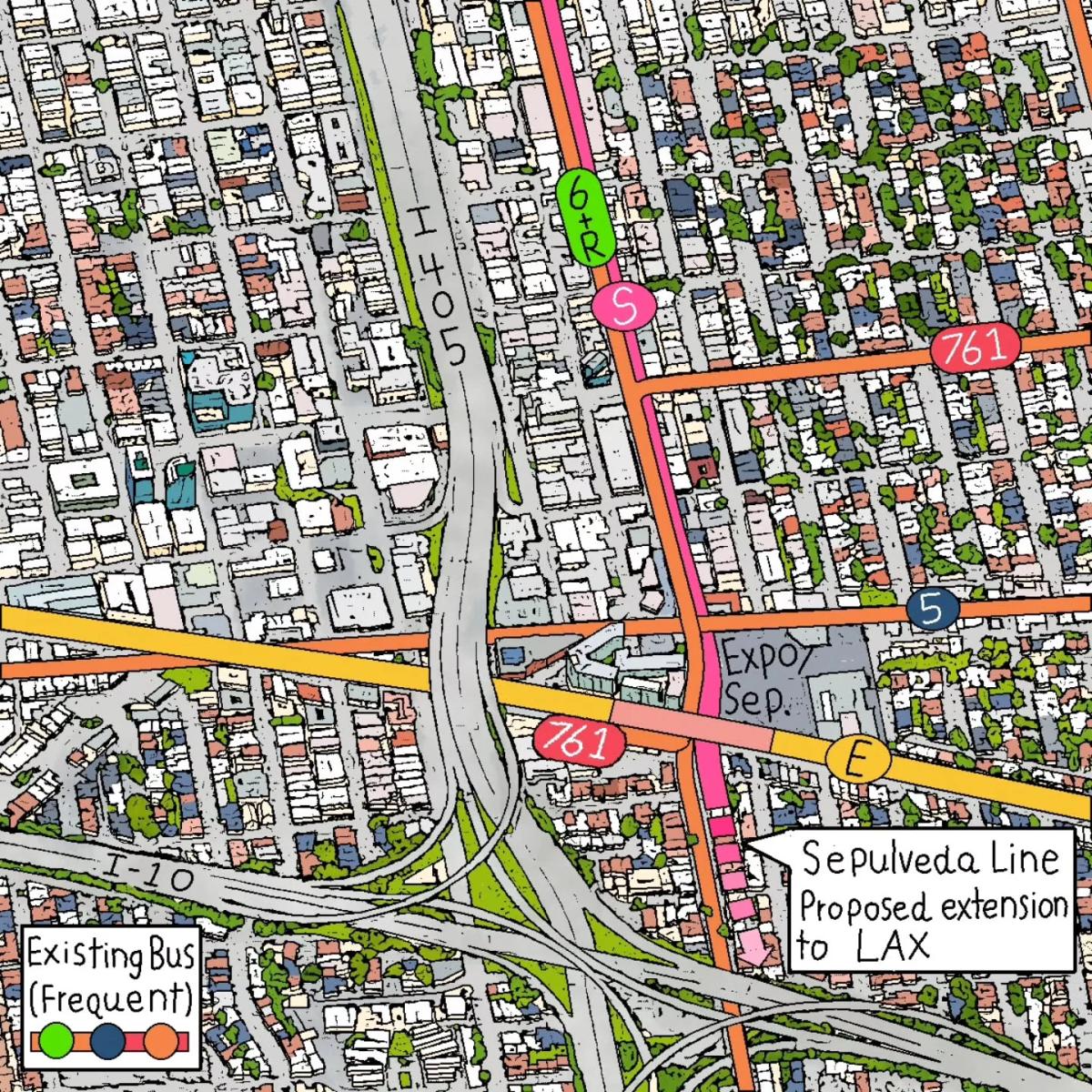 Future Sepulveda Corridor Could Link Expo Station to LAX