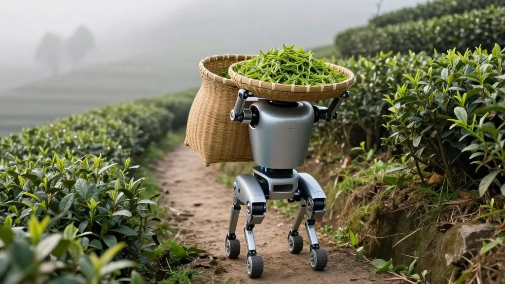 Deep Robotics Deploys Robot Dog To Help with China Spring Tea Harvest