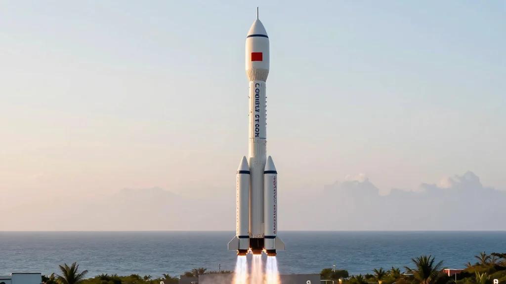 China’s CZ‑8 Lifts Qian