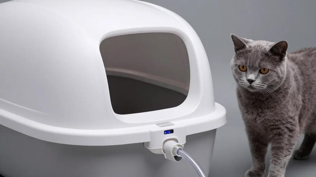 Self-Flushing Litter Box Keeps an AI Eye on Kitties' Urinary Health