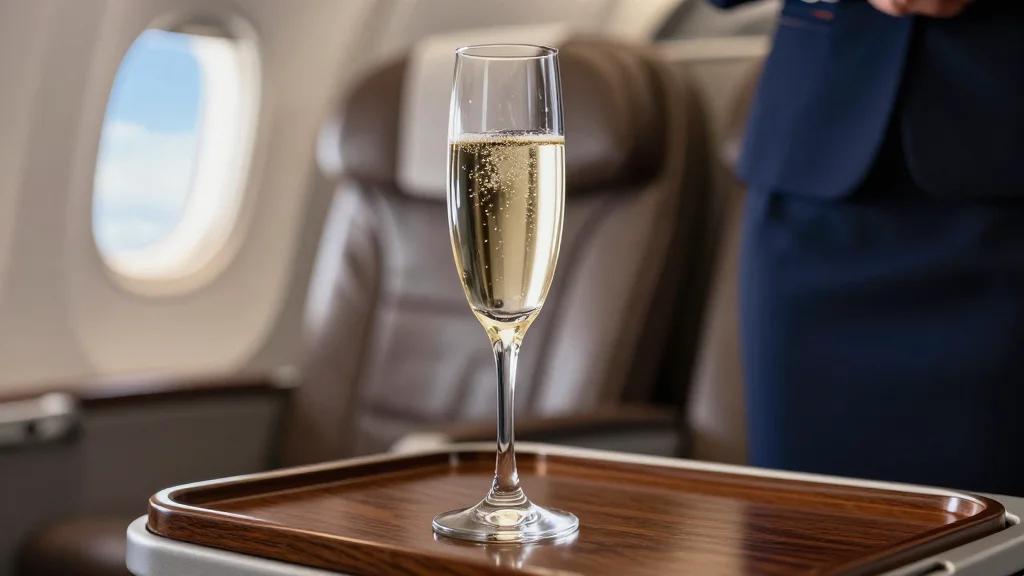 Fake Sparkling Wine Served in First Class, Staff Blames Policy