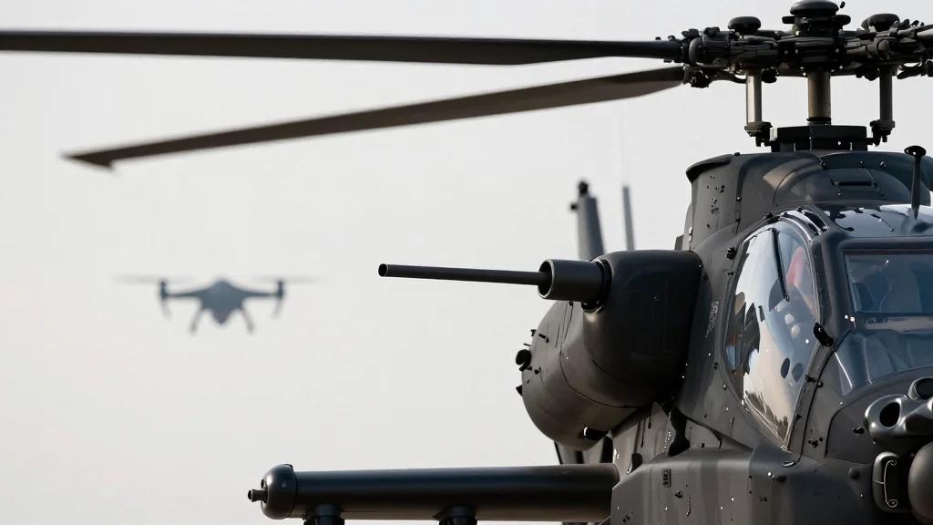 Apache Helicopters Downed Drones With 30mm Proximity Ammo