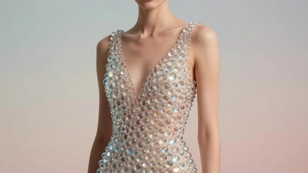 Iris Van Herpen's Glass‑Bubble Met Gala Gown Turns Eileen Gu Into a Dissolving Figure