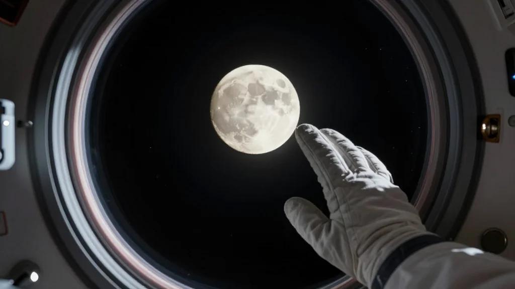 Astronaut Spots Shrinking Moon, Mission Control Jokes About Comeback