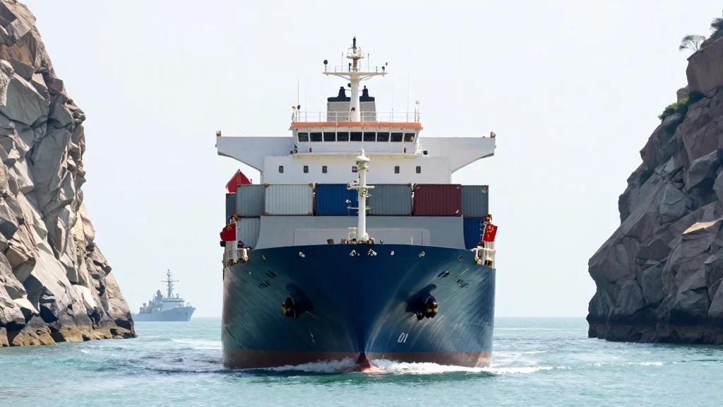 China Demands Free Strait Navigation Despite Allied Blockade