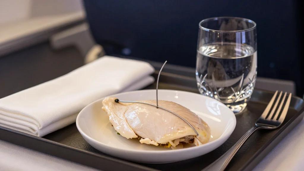 ANA Passenger Finds Metal Wire in Premium Cabin Meal