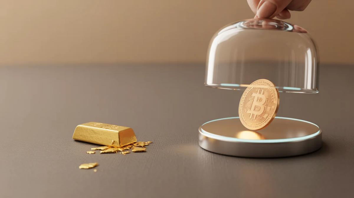 Gold Falls, Bitcoin Rises—No Jinx Needed