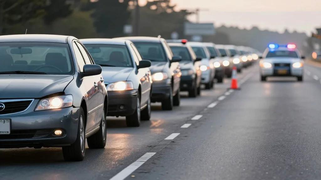 Crash Blocks Multiple Lanes on Northbound I-5 in San Diego