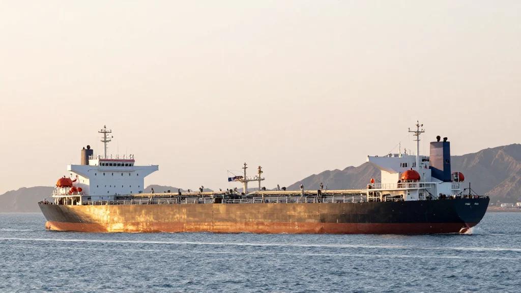VLCC Joins Three Tankers in Iran‑marked Hormuz Lanes