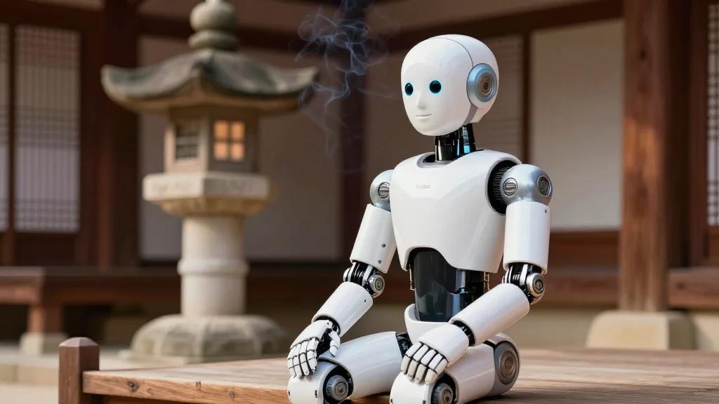 Humanoid Robot Gabi Ordained as Buddhist Monk in Seoul, Sparking Ethics Debate