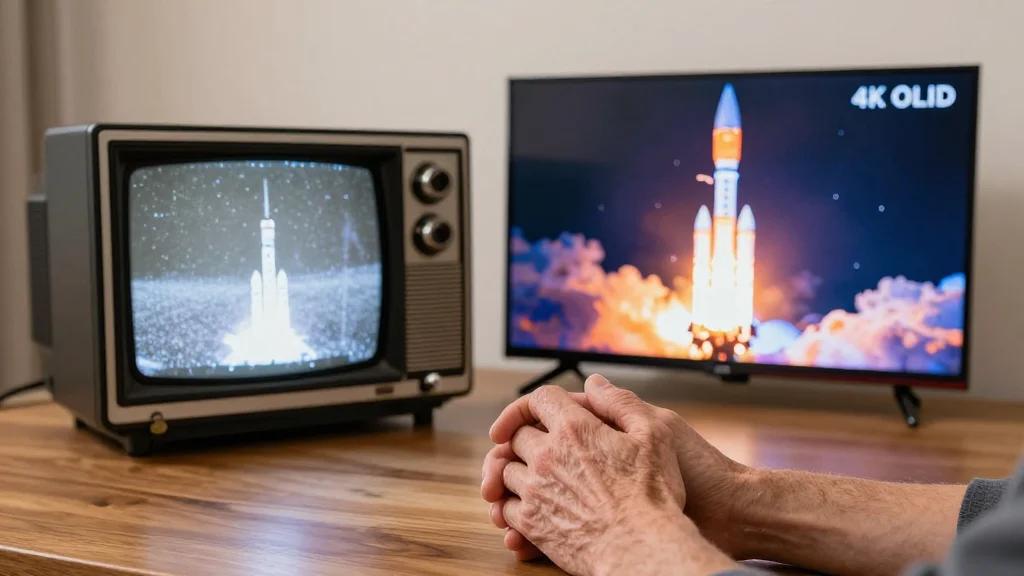 From Black‑White TV to 4K: Mom Witnesses Artemis