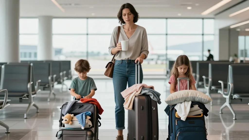 Traveling with Kids: Airport Chaos Beats Flight Comfort