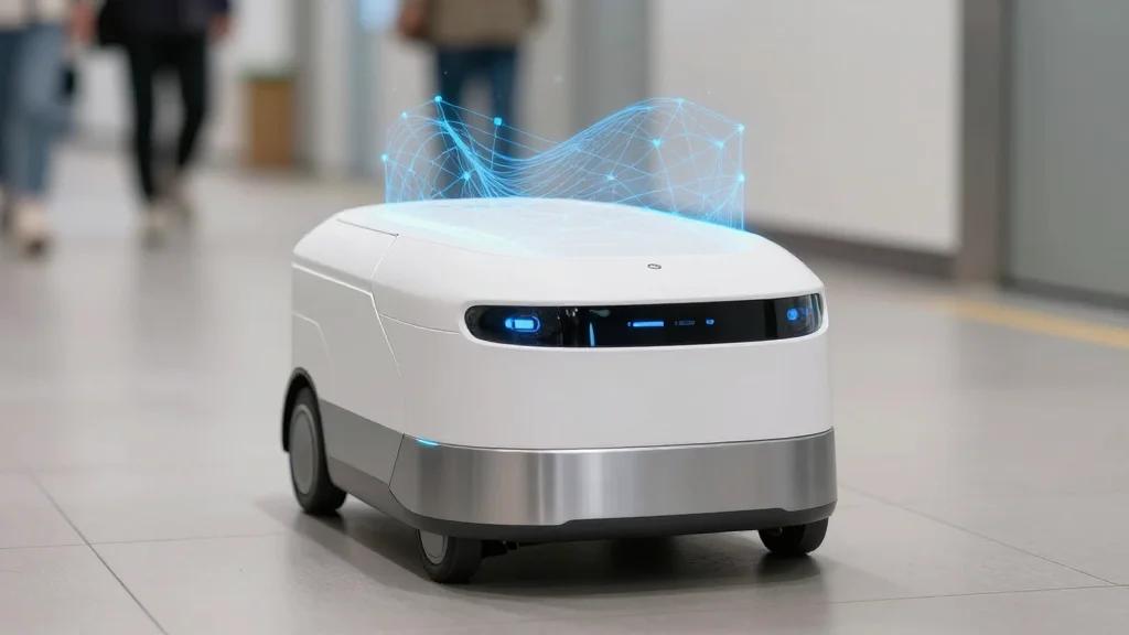 Autonomous Robot Runs Quantum-Inspired Optimization in Real Time