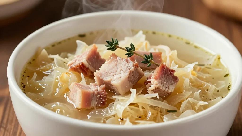 Recipe: Sauerkraut and Pancetta Soup for Bad Weather