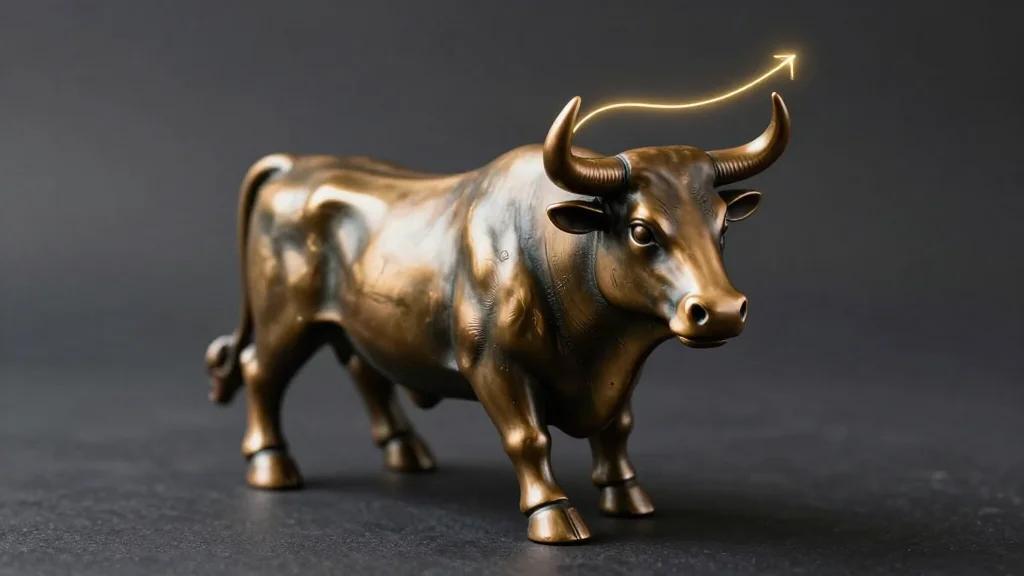 V Hits 21‑day MA, Five Consecutive up Days