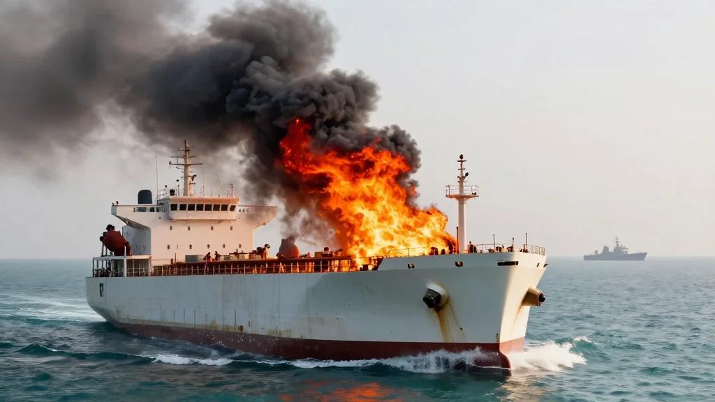 Hormuz Turns Toll Road as VLCC Burns