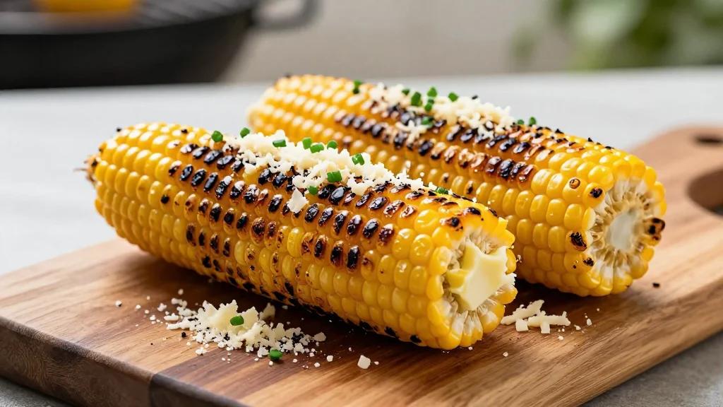 Lennox Hastie’s Charred Corn with Espelette Butter and Manchego