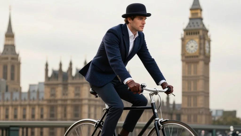 Tweed-Clad Cyclists Pedal Through London in Vintage Style Parade