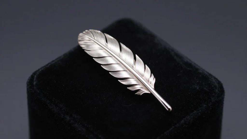Goldsmiths' 2026 Awards Spotlight Titanium Feather Brooch
