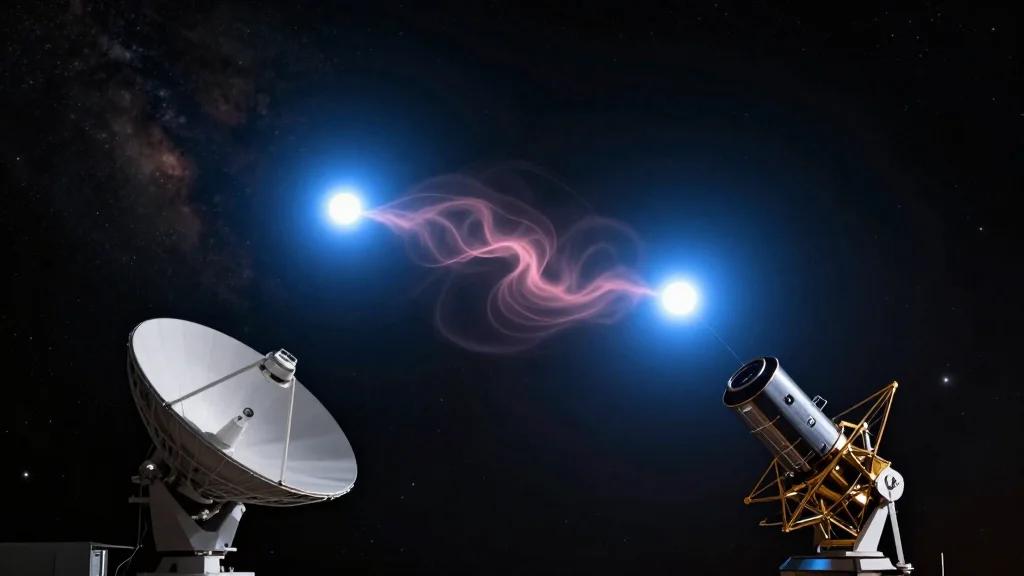 Twin Quasars Merging in Early Universe Linked by Cosmic Gas Bridge