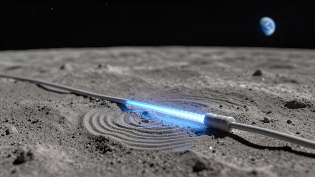 Using Fiber-Optic Cables to Detect Moonquakes