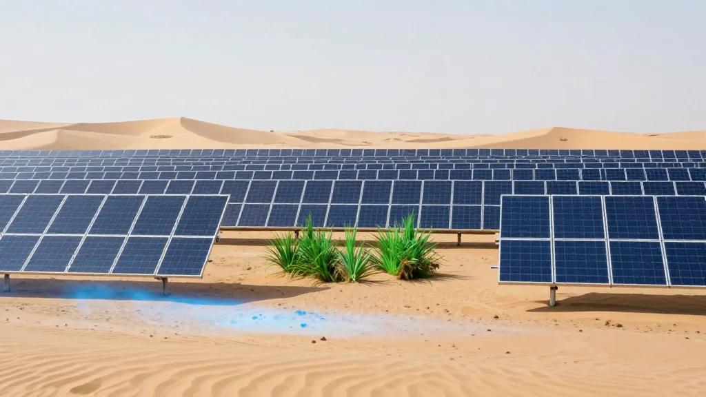 “Desert Greening:” China’s Massive Solar Farms Create Cool Refuges for Plants in Gobi Desert