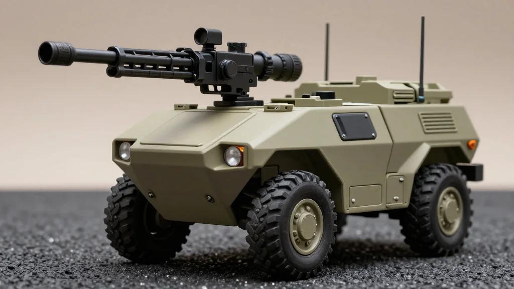 U.S. Army Arms Hunter Wolf UGV with .50‑Caliber Machine Gun, Expanding Combat Role