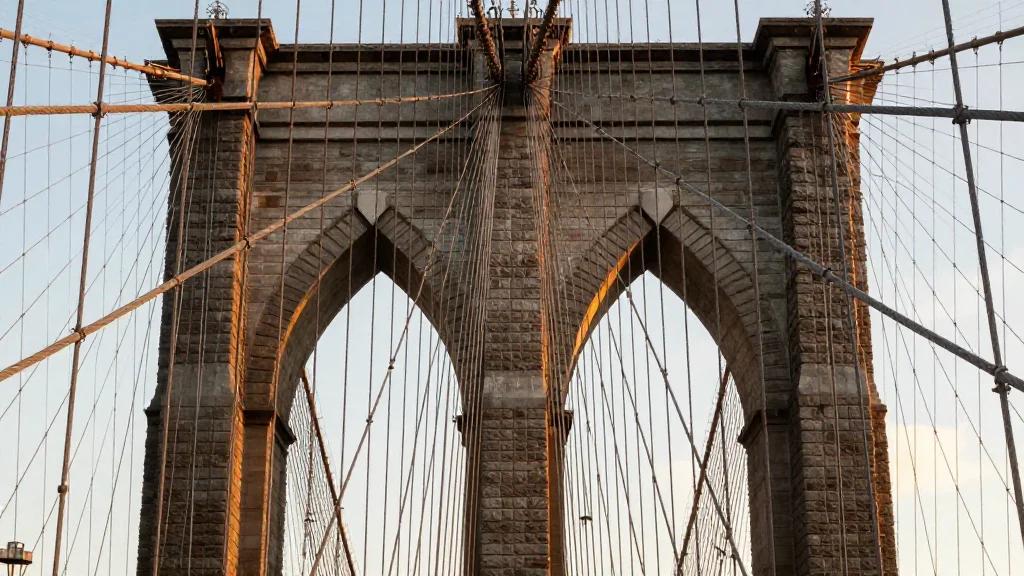 Morning View Under Brooklyn Bridge, 1918 Snapshot