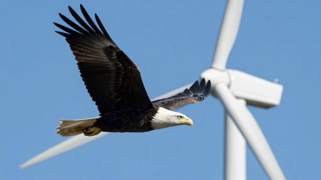Fake Eagle Photo Debunked; Turbines Kill Far Fewer Birds