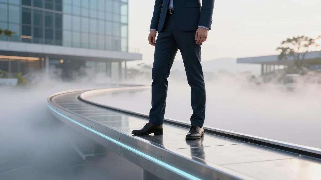 Entrepreneurship Feels Like a Falling Platform Game