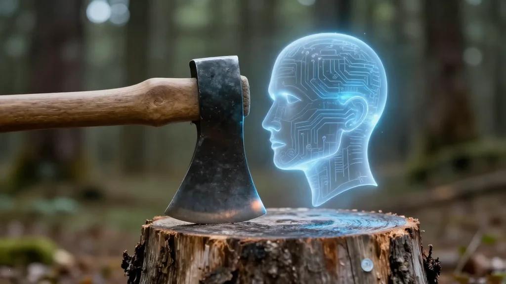 AI Chat Takes Priority Over Tree‑Chopping Task