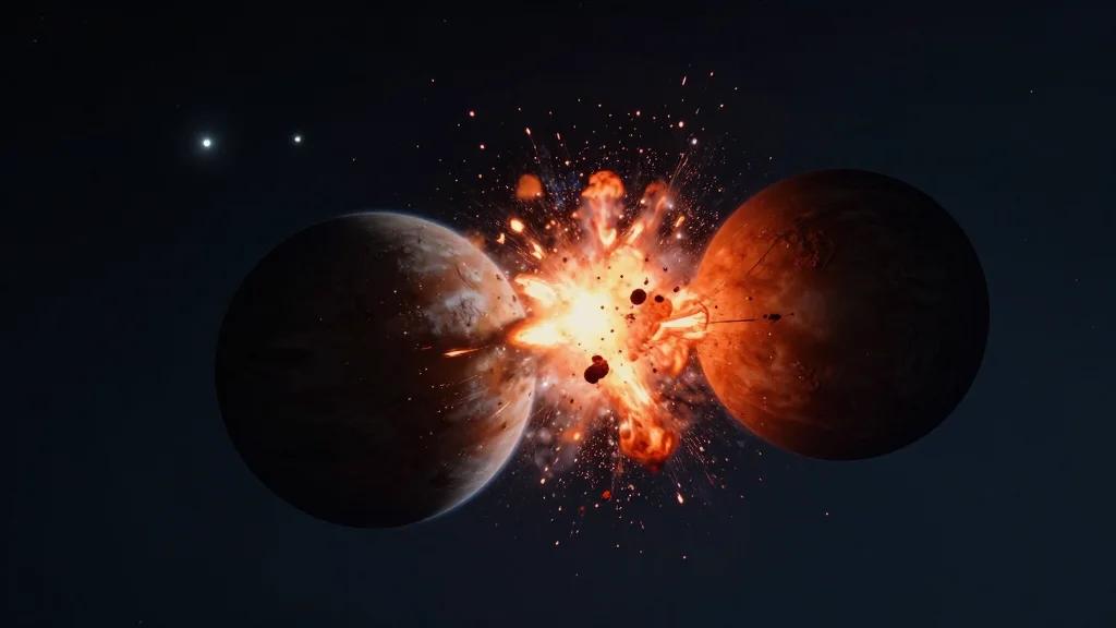 UW Astronomers Collect Rare Evidence of Two Planets Colliding