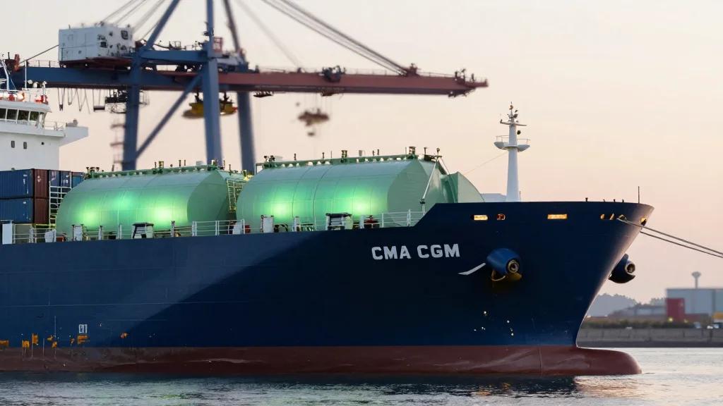 CMA CGM Inks Order for Six Dual-Fuel LNG Ships with India Yard
