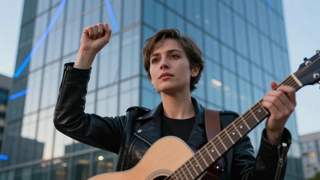 Pussy Riot Stage Protest Against Tech Company for ‘Powering Russian War Crimes’