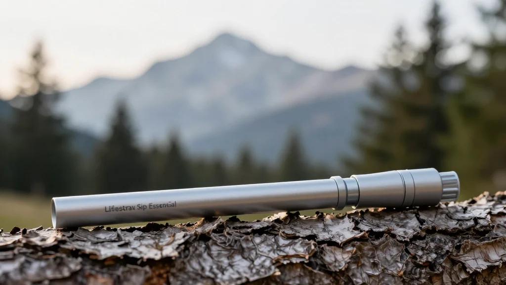 Sleek Survival Straw Weighs Less than 1 Oz, Filters Water Every Sip