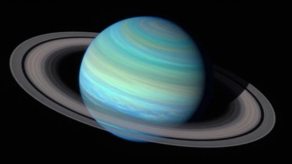 Study Uncovers Origins of Uranus' Faint Outer Rings